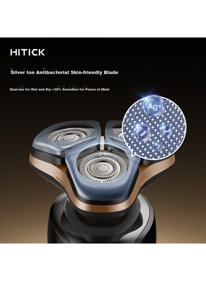 Huawei Smart Selection Hitick High-speed Intelligent Shaver 7 Series Deluxe Edition Silver Ion Skincare Men's Electric Shaver, Perfect Gift For Dad, Boyfriend, Husband - Men's Gift - Image 4