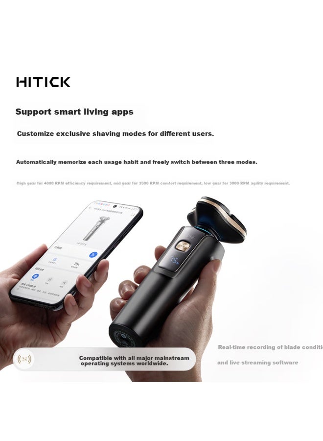 Huawei Smart Selection Hitick High-speed Intelligent Shaver 7 Series Deluxe Edition Silver Ion Skincare Men's Electric Shaver, Perfect Gift For Dad, Boyfriend, Husband - Men's Gift - Image 2