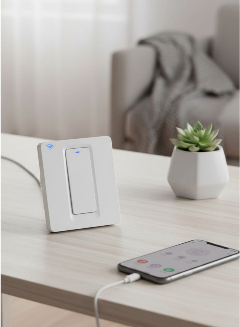 أوالس مفتاح ذكي يعمل باللمس والتحكم الصوتي – لوح زجاجي 8 مفاتيح، يدعم WiFi ، مؤقت زمني، حماية من الحمل الزائد، 100–240 فولت - Image 4