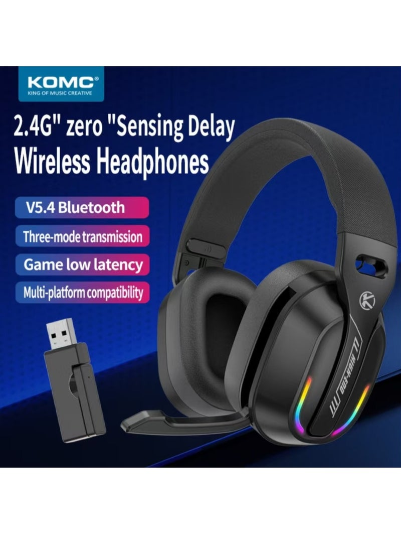 Komc GT808 2.4GHz Bluetooth Gaming Headset For PS4/PS5/XOne/XSeries/Nswitch/PC - Image 2