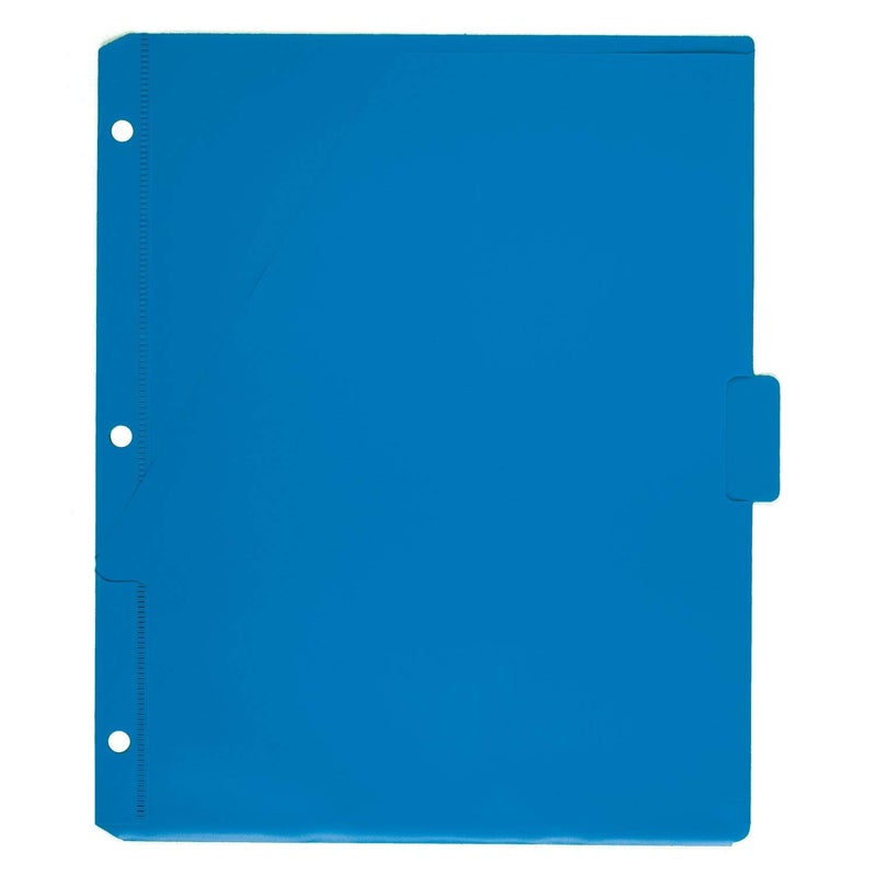 Mead Tab Dividers with Pocket, 3 Hole Punch, Fits 3 Ring Binder, Assorted Colors, 5 Pack (20038) - Image 5