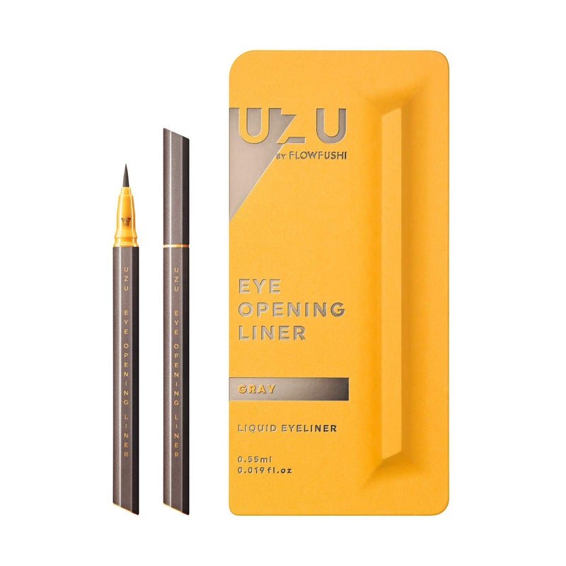 UZU Flowfushi UZU Eye Opening Liner Liquid Eyeliner (Gray) - Image 1