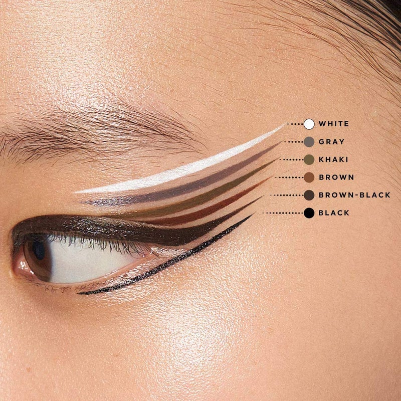 UZU Flowfushi UZU Eye Opening Liner Liquid Eyeliner (Gray) - Image 2