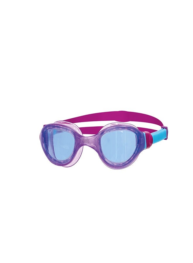 Phantom 2.0 Swimming Goggles For Junior, Color - Translucent Purple/Aqua