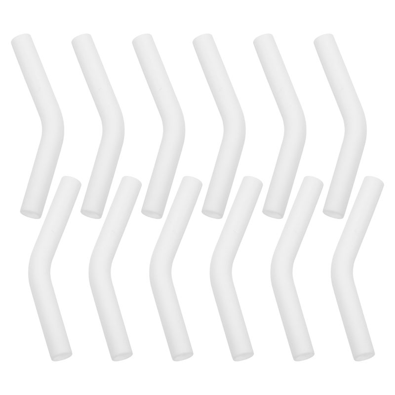 12pcs Silicone Tips For Metal - Food Grade Tip Covers - Reusable White Soft Silicone Mouth Pieces For Tumblers Glass And Drinking Bottles 8mm Diameter Use - Image 5