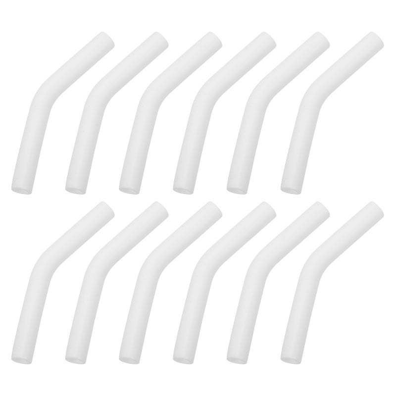 12pcs Silicone Tips For Metal - Food Grade Tip Covers - Reusable White Soft Silicone Mouth Pieces For Tumblers Glass And Drinking Bottles 8mm Diameter Use - Image 4