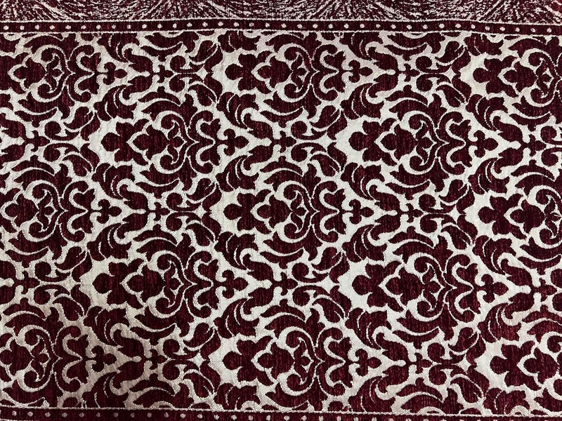 Kingly Décor Bed Runner Set with 2 Cushion Covers (16x16) – Hotel-Style, Colorfast & Machine-Washable – Fits Queen/King – Cocoa Brown Damask (Pattern) - Image 5
