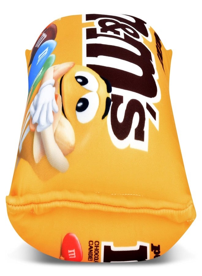 iscream وسادة صغيرة بتصميم فوتوغرافي من آيسكريم M&M's بالفول السوداني 12" x 7" مع حبيبات دقيقة - Image 4