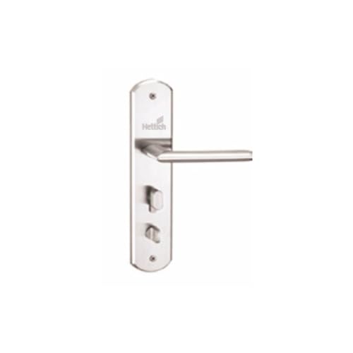Hettich Prolock Infinity Mortise Main Door Lock Handle Set (Right Movable) | Stainless Steel Finish | 3 Brass Keys | 70mm Cylinder | Fits 40-50mm Doors | 5 Year Functional Warranty (Pack of 1) - Image 1