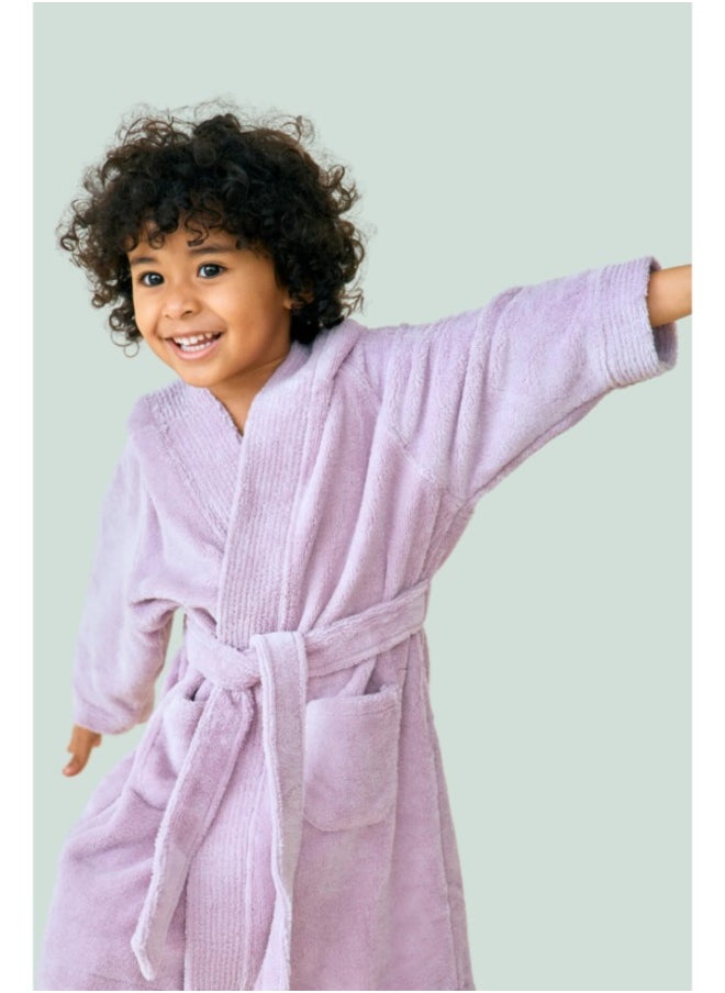 Daffodil (Lilac) Monogrammed 8 Year Kids Bathrobe (112 x 113 Cm) Hooded Terry Cotton Set of 01 - Letter "C" - pzsku/Z024806A237512E7F1BA5Z/45/_/1738999650/928b987e-a106-4fc6-ac26-bce106b75513