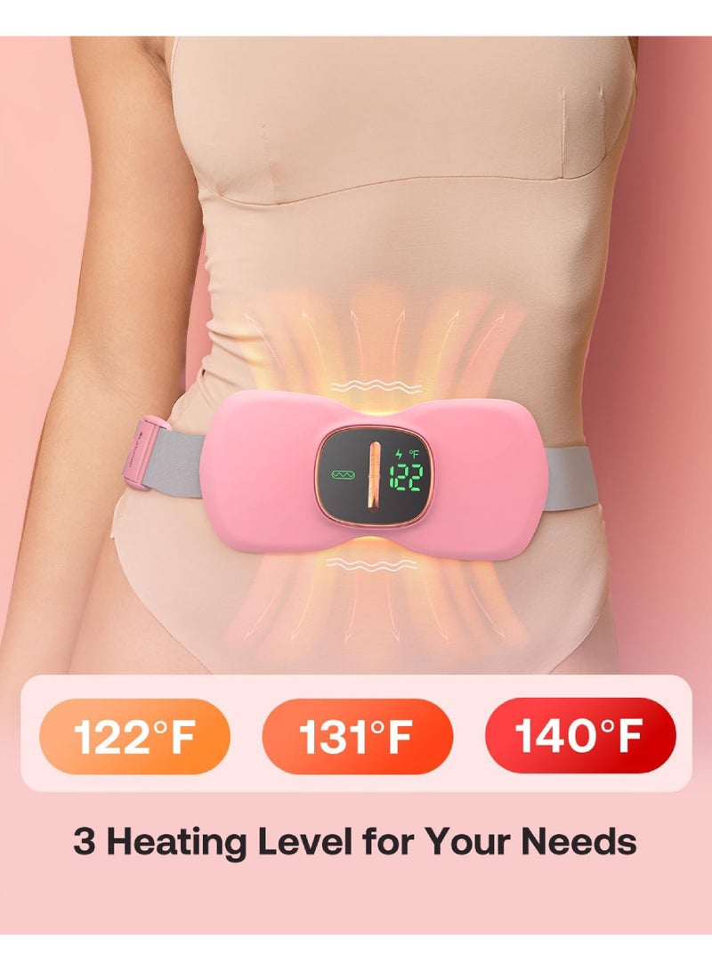 Rock Pow Heating Pad for Period Cramps, FSA HSA Eligible, Portable Menstrual Heating Pad, Period Pain Relief Heated Pad, Back or Belly Heating Belt, Gifts for Her Women Girl Friend Wife  - Image 2