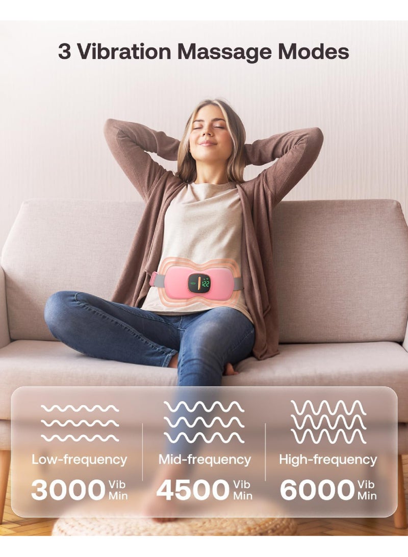 Rock Pow Heating Pad for Period Cramps, FSA HSA Eligible, Portable Menstrual Heating Pad, Period Pain Relief Heated Pad, Back or Belly Heating Belt, Gifts for Her Women Girl Friend Wife  - Image 3