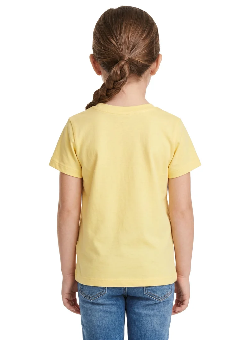 Disney Disney The Aristocats Toddler Girls’ Oversized Drop Shoulder T-Shirt – Cute Casual Relaxed Fit Tee