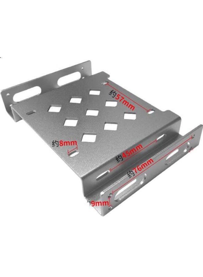 Suoli Desktop Optical Drive Bracket 2.5/3.5 To 5.25 Inch Hard Drive Adapter/Mechanical Hard Drive Ssd Bracket/Metal Silver/Sl-Hd112 - Image 3