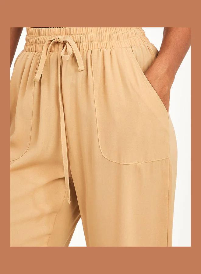 Styli Elasticated Waistband Relaxed Fit Cuffed Jogger