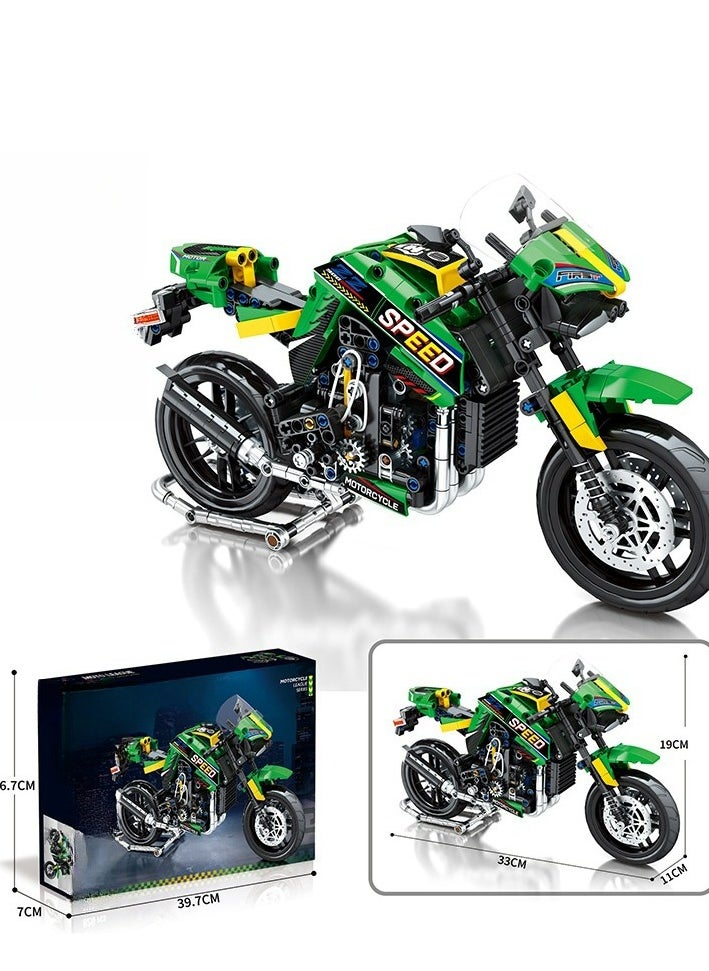 Motorcycle Building Block Model Gift  - Image 1