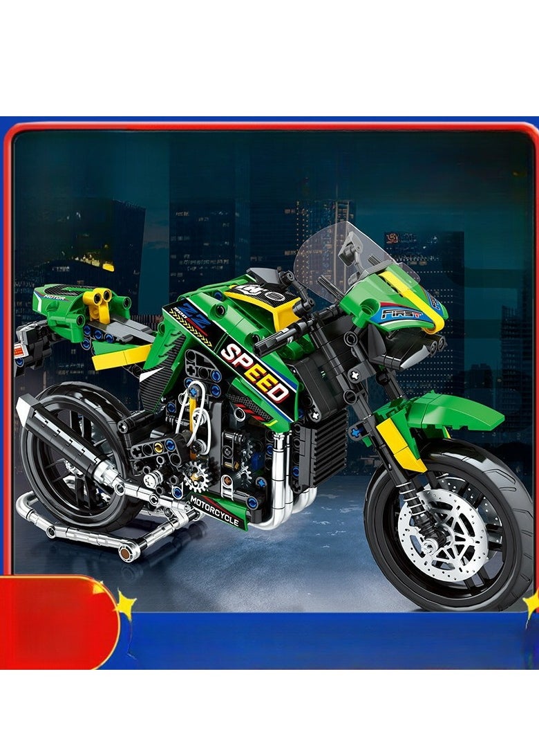 Motorcycle Building Block Model Gift  - Image 2