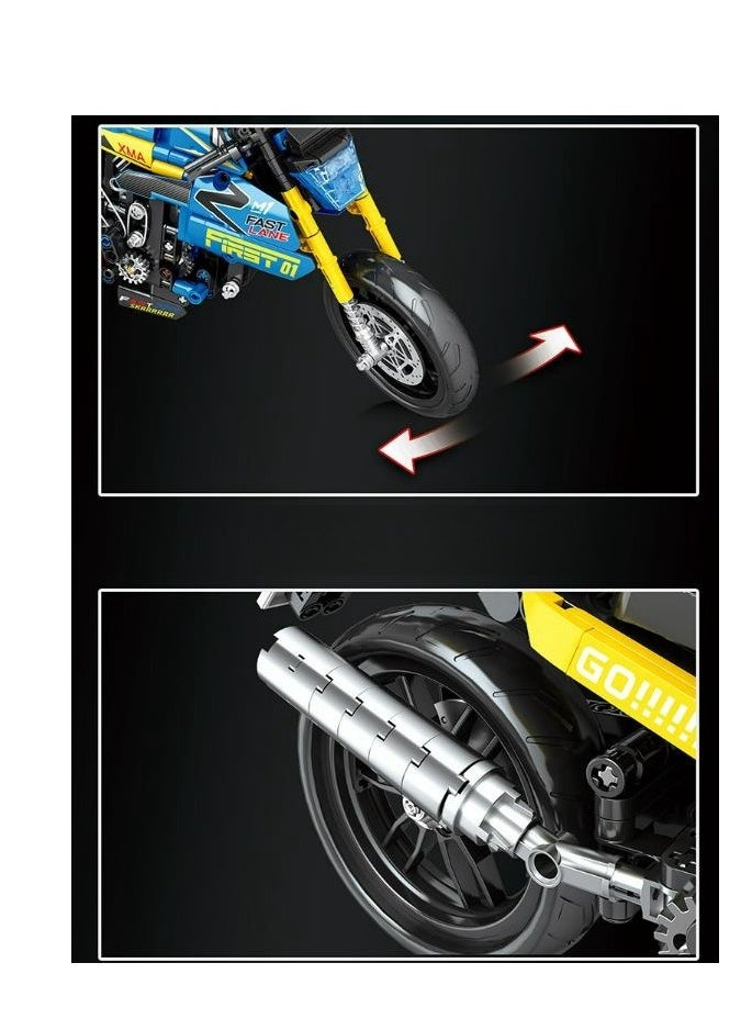 Motorcycle Building Block Model Gift  - Image 3