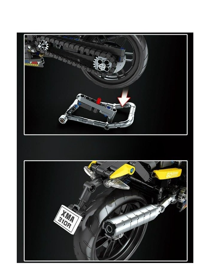 Motorcycle Building Block Model Gift  - Image 4