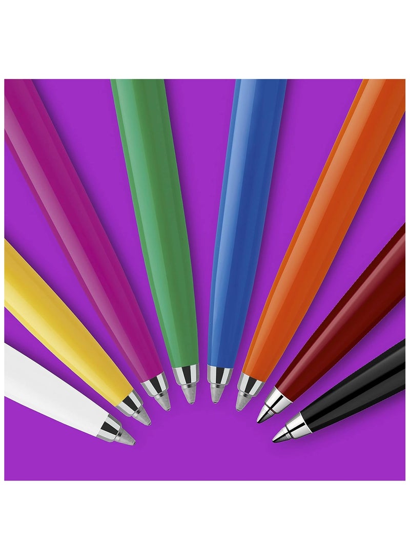 Parker Jotter Ball Point Pen, Black with Chrome Trim, Medium Point Black Ink, Gift Box (Made in France) - Image 3