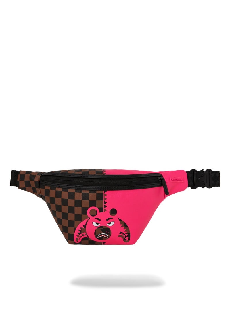 SPRAYGROUND SG PINK BEAR SHARK SAVVY CROSSBODY - Image 1