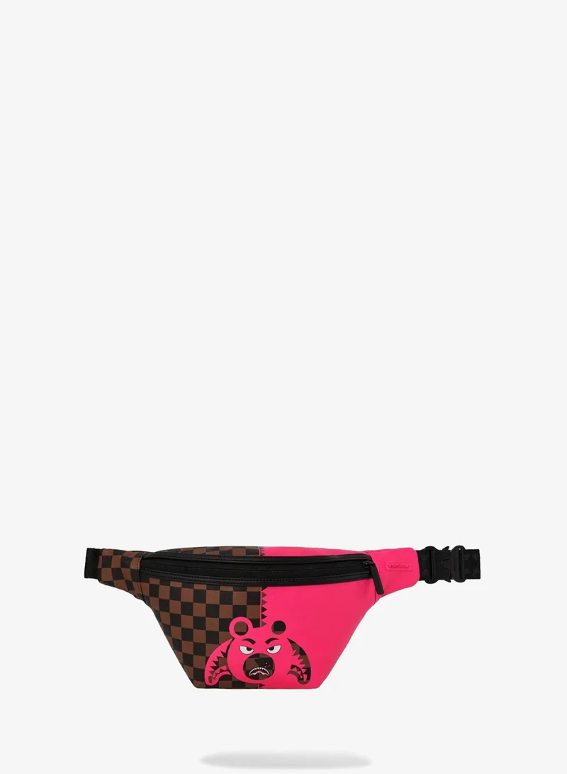 سبراي جراوند حقيبة كتف وردية دب قرش ذكية