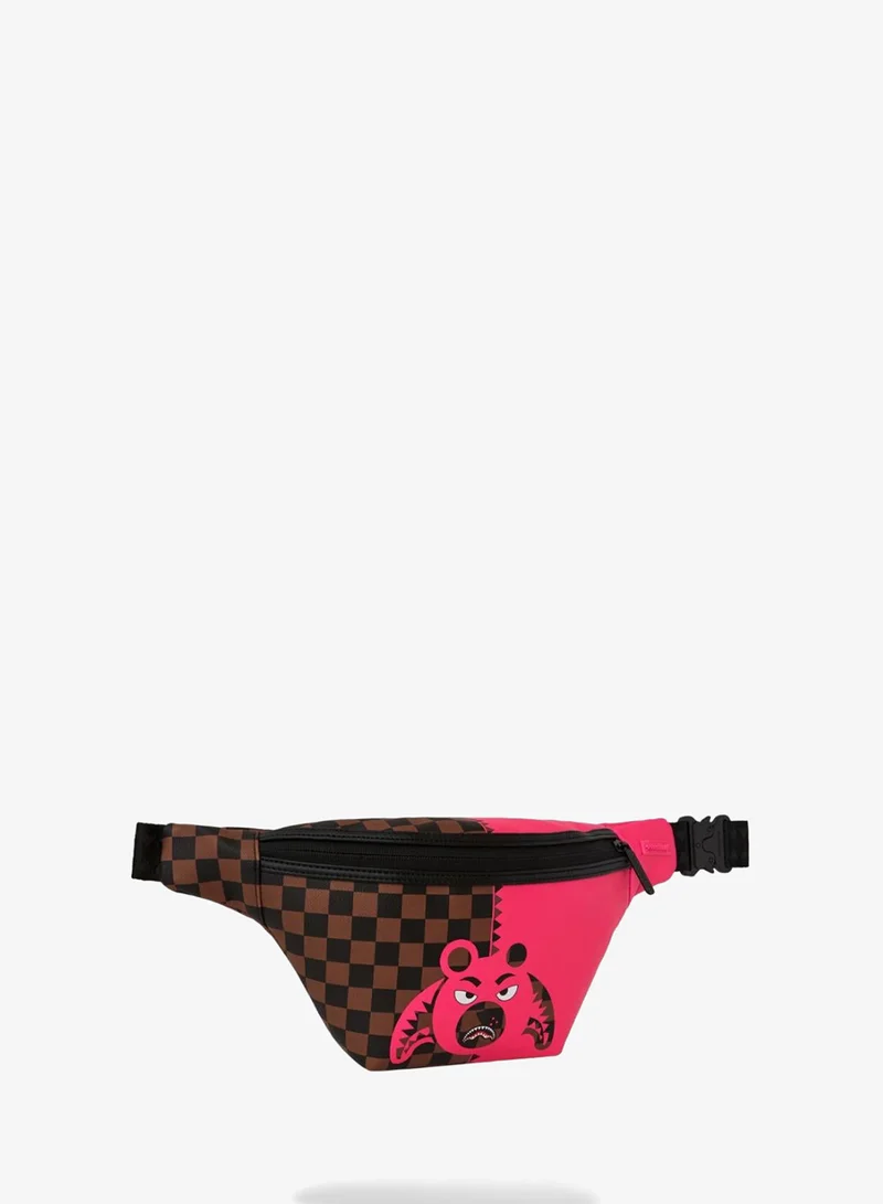 سبراي جراوند حقيبة كتف وردية دب قرش ذكية