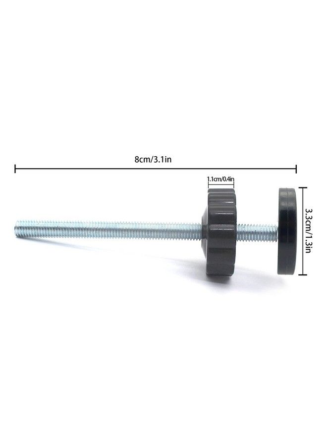 vmaisi 4 Pack 8Mm Baby Gate Threaded Spindle Rod 8Cm Short For Safety Pressure Gates  - Image 2