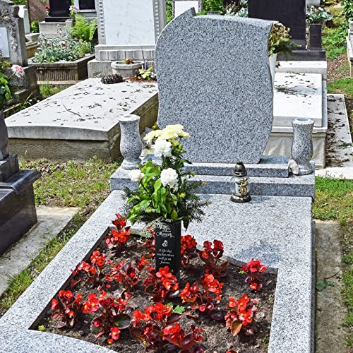 Geosar Cemetery Vases for Grave Metal Flower Holder with Spikes Memorial Funeral Gravesite Flowers Vase Decorations for Loss of Loved One(Those We Love) - Image 5