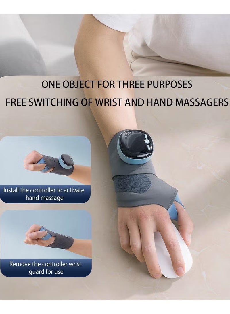 Techlove Intelligent tendon sheath hand heating wrist guard, breathable hot compress, detachable hand sprain massage protector - Image 1