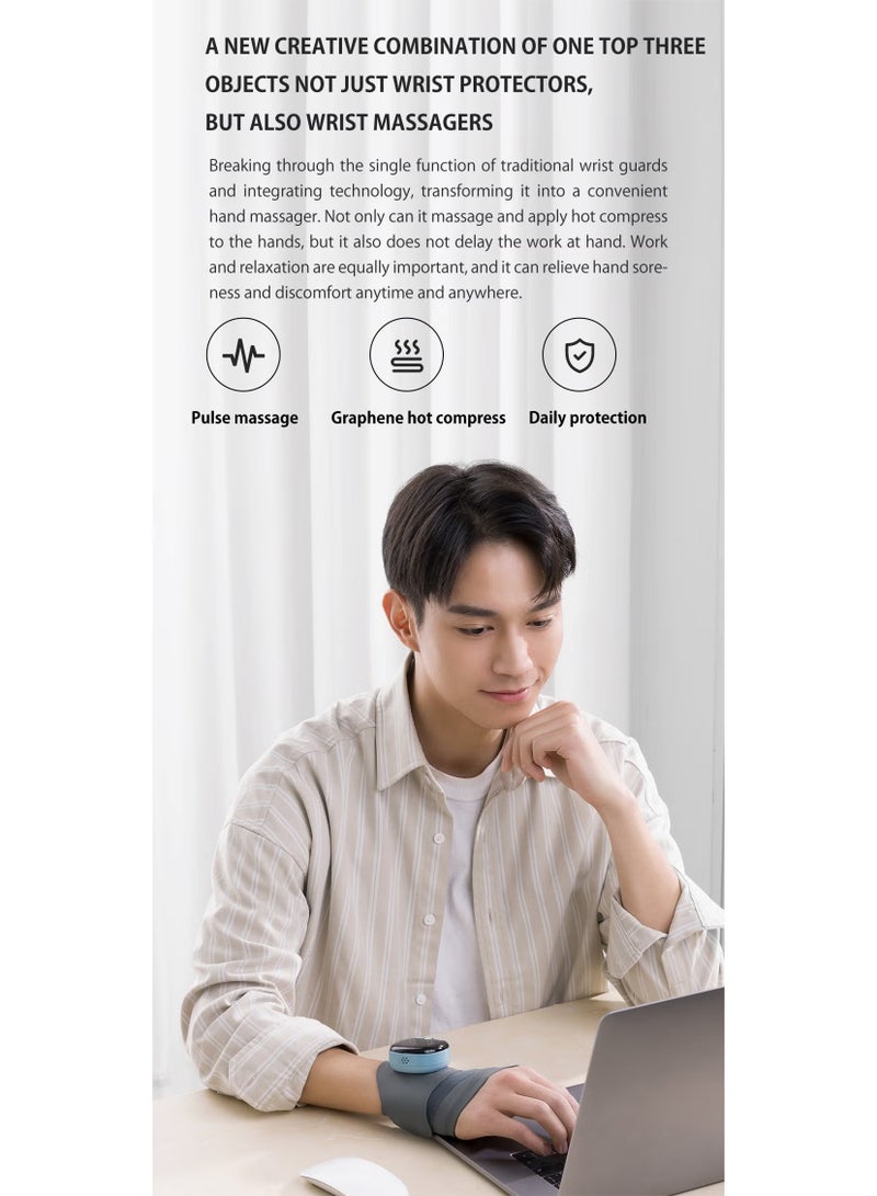 Techlove Intelligent tendon sheath hand heating wrist guard, breathable hot compress, detachable hand sprain massage protector - Image 5