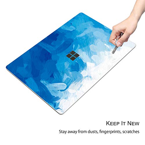 Digi-Tatoo Ultra Thin Protective Cover Skin Decal Sticker for Microsoft Surface Laptop 5 (2022 Release) 13.5", Easy Apply, Anti-Scratch, Residue Free Vinyl Skin [Blue Paint] - Image 3