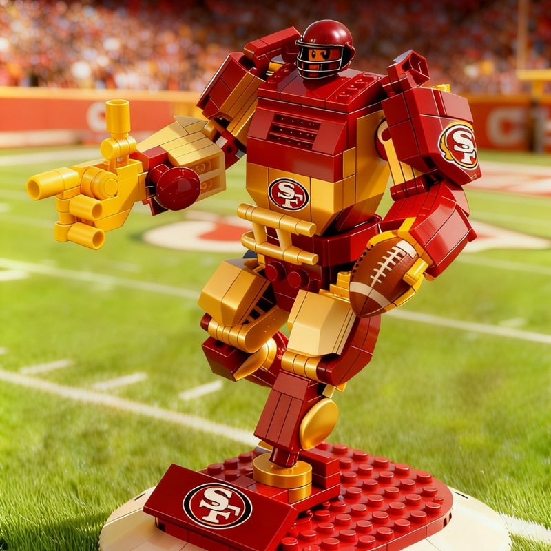 مجموعة مكعبات البناء - ميكانيكية فرق NFL (32 فريقًا) - Image 2