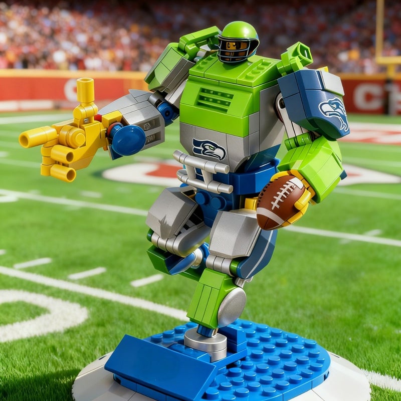 مجموعة مكعبات البناء - ميكانيكية فرق NFL (32 فريقًا) - Image 4