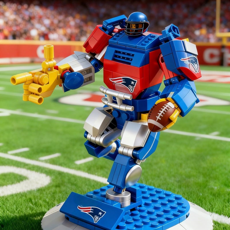 مجموعة مكعبات البناء - ميكانيكية فرق NFL (32 فريقًا) - Image 3