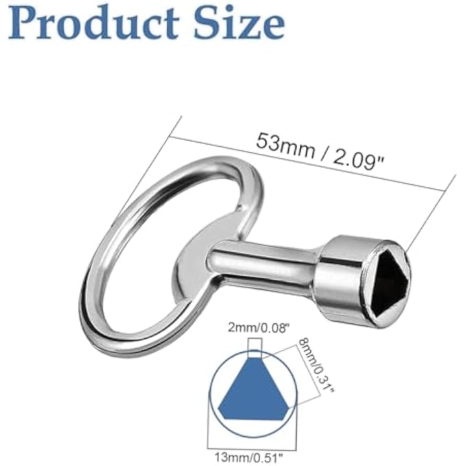 SET OF 4 TRIANGLE SOCKET KEY (4) - Image 2