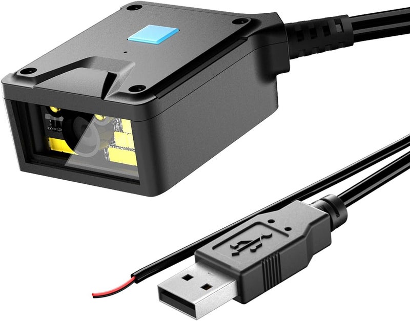 NetumScan 2D Fixed Mount Barcode Scanner Engine Industrial Grade 1D/2D/QR Code Reader with Automatic Induction Scanning USB Port Suitable for Self-Service Terminals and Factory Assembly Lines - Image 1