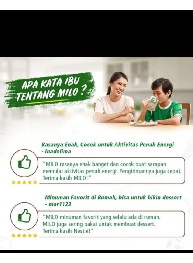 MILO Activ-Go Sachet 22 g NESTLE Milo Sachet 22 g Susu Minuman Coklat - Image 3