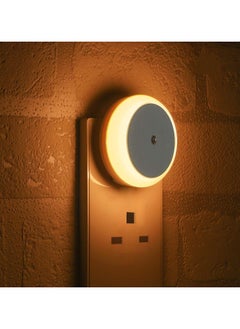 MJZ 2 Pack LED Night Light, Warm White  Magic Lamp with Sensor Auto On No Light in Room, Diffused Light, Energy Saving, Connecting Night Light for Bedroom Bathroom Kitchen Hallway Stairs Kids Room  - Image 1