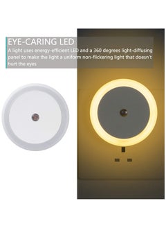 MJZ 2 Pack LED Night Light, Warm White  Magic Lamp with Sensor Auto On No Light in Room, Diffused Light, Energy Saving, Connecting Night Light for Bedroom Bathroom Kitchen Hallway Stairs Kids Room  - Image 3