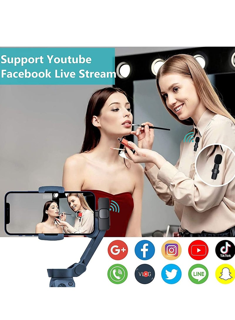 Upgrade) Bentifar Wireless Lavalier Microphone for iPhone iPad Mini Mic for YouTube Facebook Live Stream TikTok Vlog Zoom Video Recording - Noise Reduction/No APP & Bluetooth Needed (Lightning) - Image 2