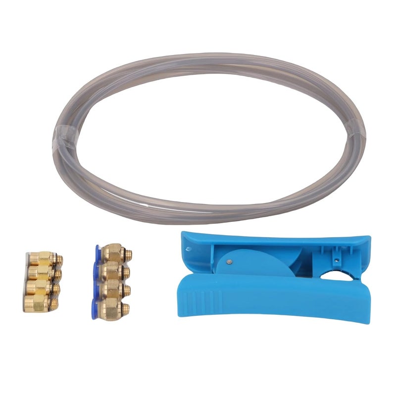 Dpofirs PTFE Tube Kit, Direct Drive Extruder 3D Printer PTFE Tube Smooth Feeding Easy to Install Heatproof 2m for 1.75MM Filament - Image 5