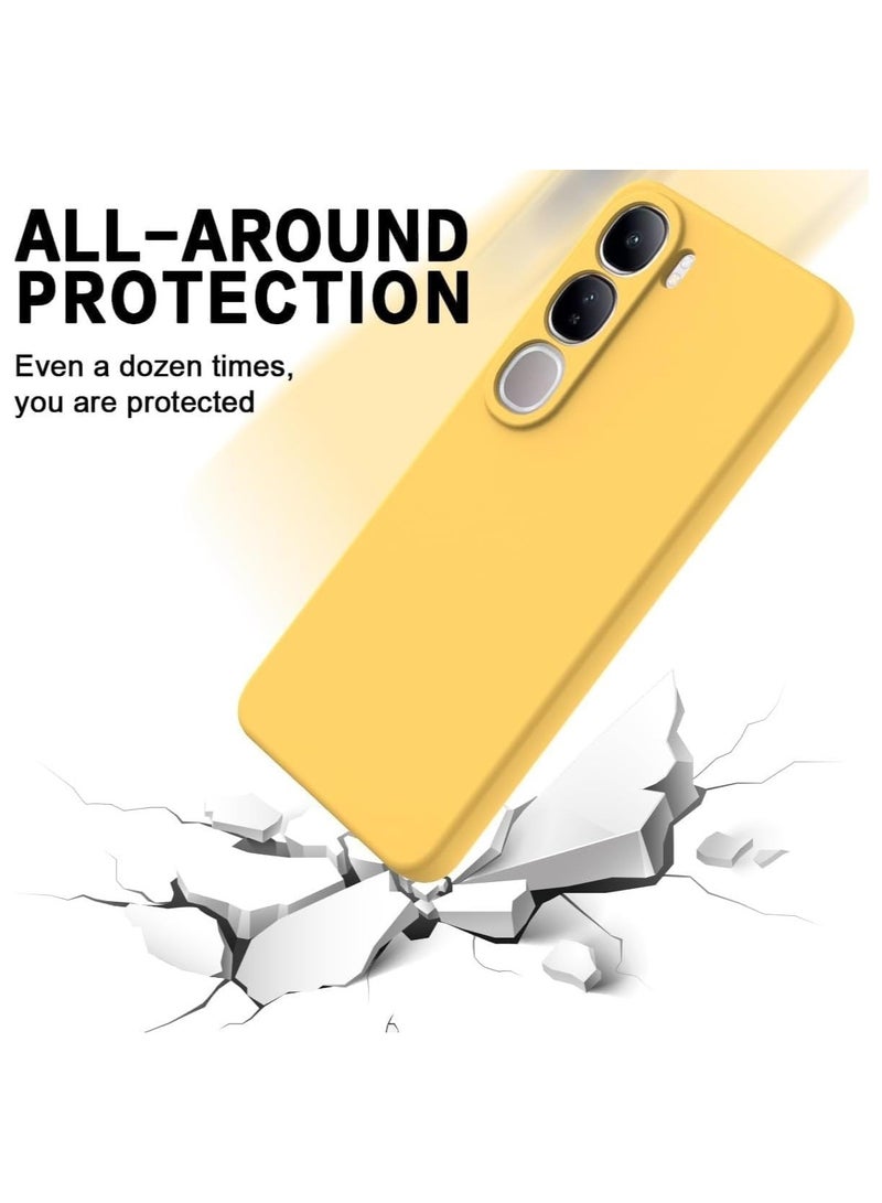 general Silicone Case Compatible with VIVO V40 Lite 5G, Soft-Touch, Shockproof, DustProof, Antiskid Full Body Protection Cover with Lanyard Wrist Strap for VIVO V40 Lite - Image 3