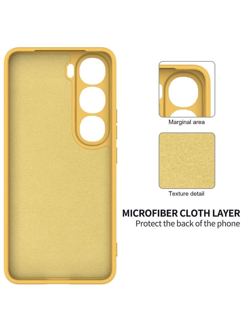 general Silicone Case Compatible with VIVO V40 Lite 5G, Soft-Touch, Shockproof, DustProof, Antiskid Full Body Protection Cover with Lanyard Wrist Strap for VIVO V40 Lite - Image 4