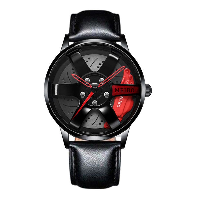 Trendy Sports Car Wheel Caliper Design Trendy Watch Student Watch Export 3D Racing Element Douyin Men'S Watch - Image 4
