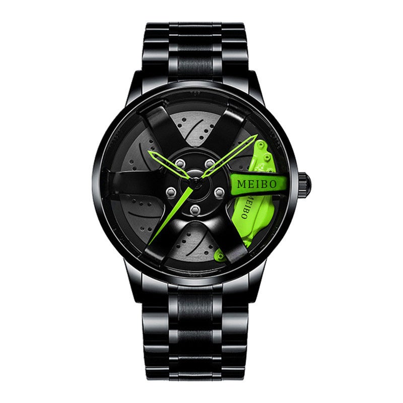 Trendy Sports Car Wheel Caliper Design Trendy Watch Student Watch Export 3D Racing Element Douyin Men'S Watch - Image 1
