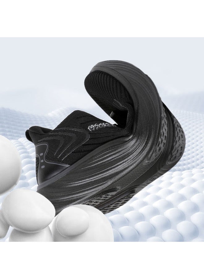 Anglerfish Old Beijing Cloth Shoes Men's Middle-aged And Elderly Travel Sports Soft Sole Dad Walking Shoes A5051 Gray Size 43 - Image 2