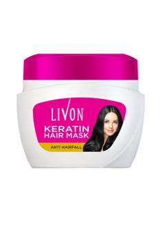 Livon Livon Keratin Anti-Hair Fall Hair Mask | Conditioning Treatment for Healthy, Smooth & Shinier Hair | All Hair Types | 15.2 Fl.oz.  - Image 1