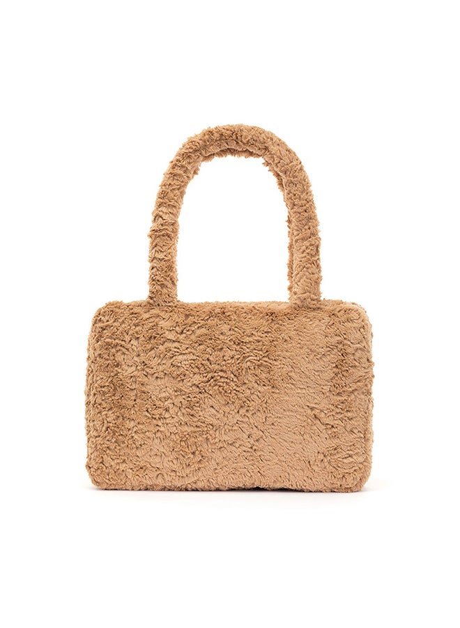 Jellycat Bartholomew Bear Tote Bag 24 cm, Soft Teddy Bear Handbag with Handles, Plush Carry Bag for Kids & Fans - Image 4