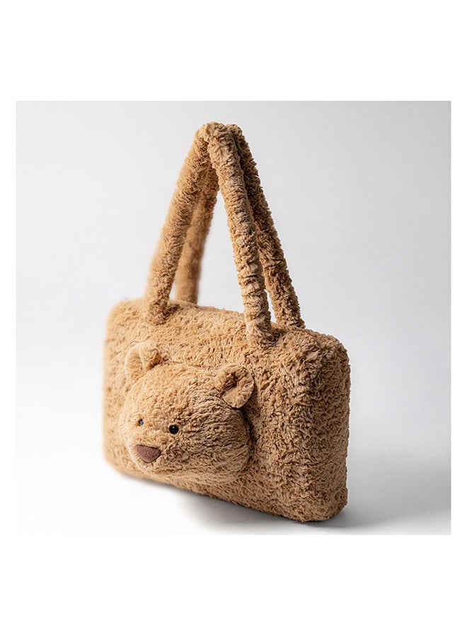 Jellycat Bartholomew Bear Tote Bag 24 cm, Soft Teddy Bear Handbag with Handles, Plush Carry Bag for Kids & Fans - Image 3
